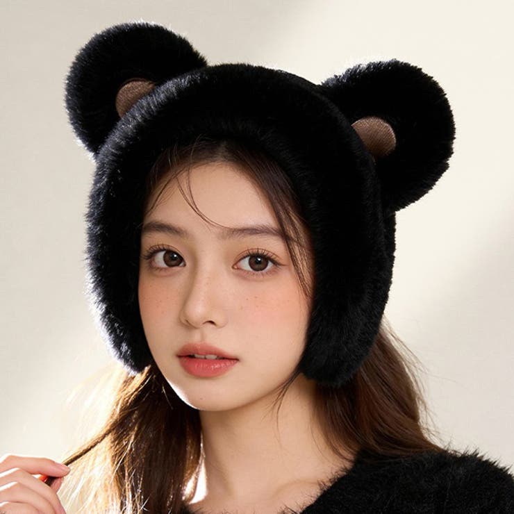 ブラック | イヤーマフ 防寒 耳当て | REAL STYLE