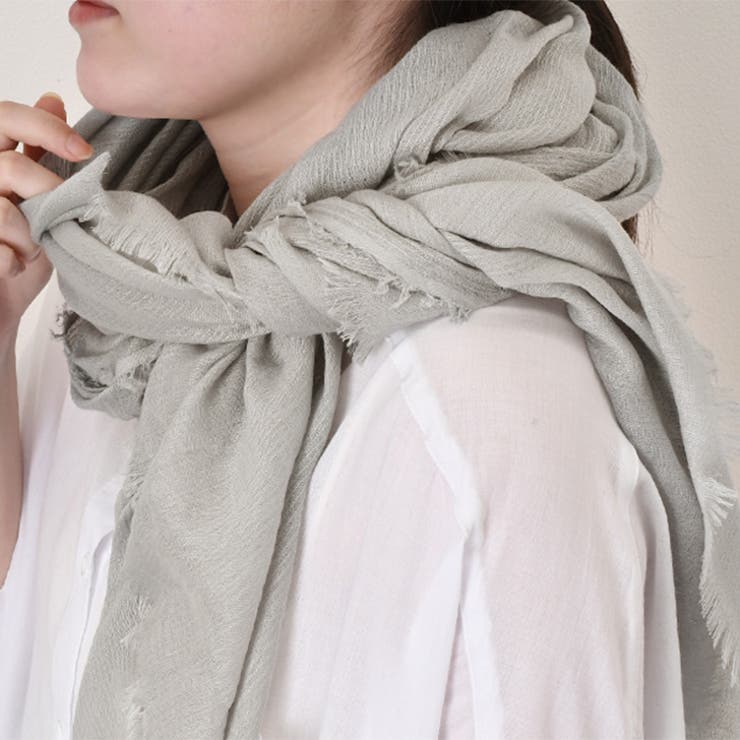 グレー | ストール 大判 薄手 | REAL STYLE