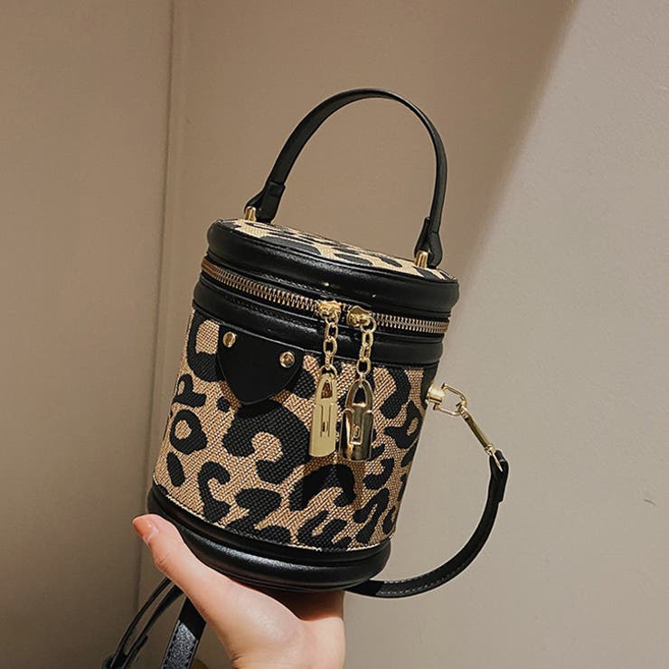 レオパード | バニティバッグ ショルダーバッグ バケツ型 | REAL STYLE