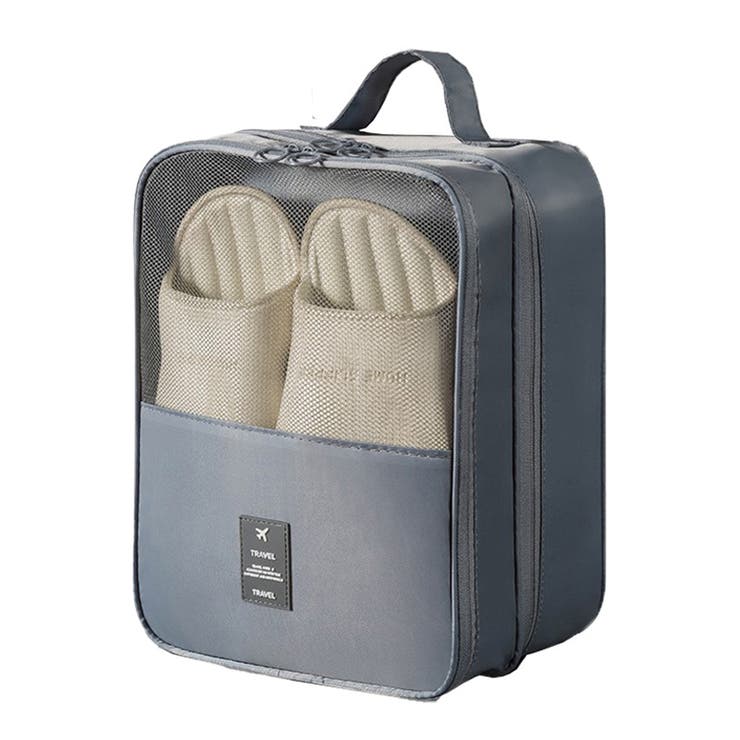 グレー | シューズケース 最大3足 収納 | REAL STYLE