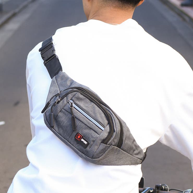 スコッティ　ウエストバッグ ボディポーチ ウエストポーチグレー スコッティ ウエストバッグ ボディポーチ ウエストポーチグレー