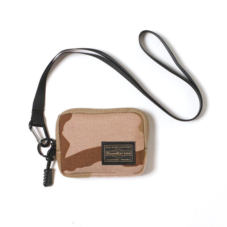 ベージュカモ | ポーチ 小物入れ フラグメントケース | REAL STYLE