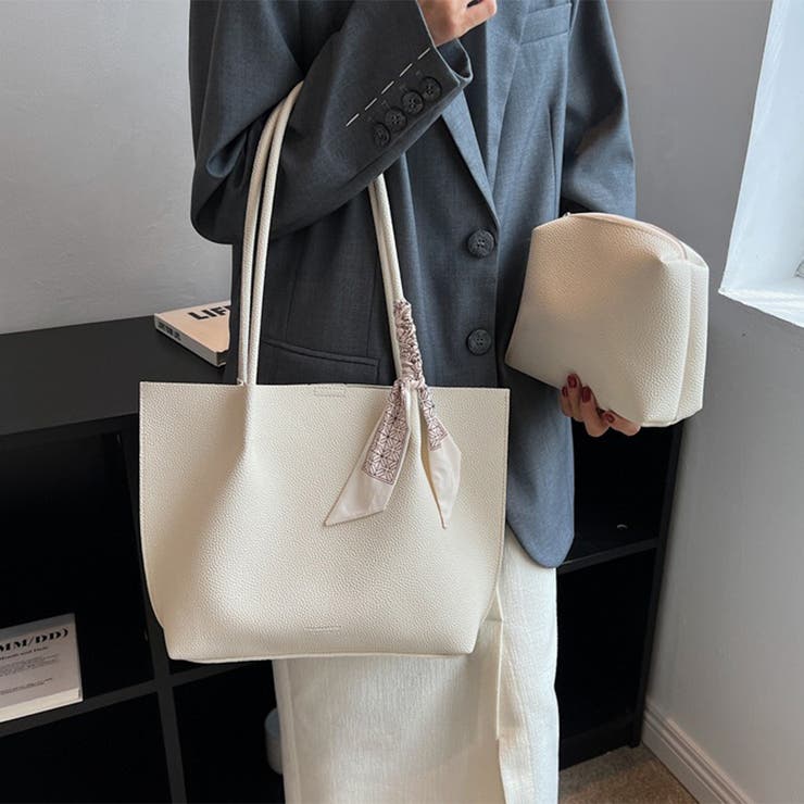 アイボリー | トートバッグ レディース A4 | REAL STYLE