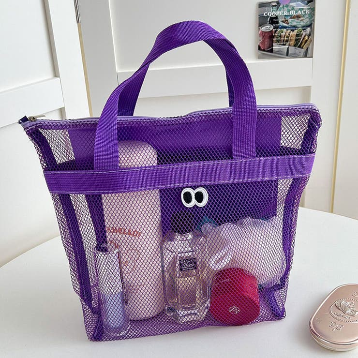 パープル | トートバッグ トートバッグ 目玉 | REAL STYLE