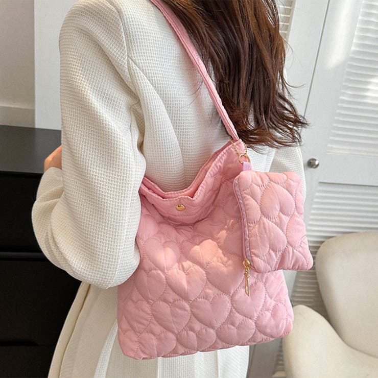 ピンク | トートバッグ ハンドバッグ ショルダー | REAL STYLE