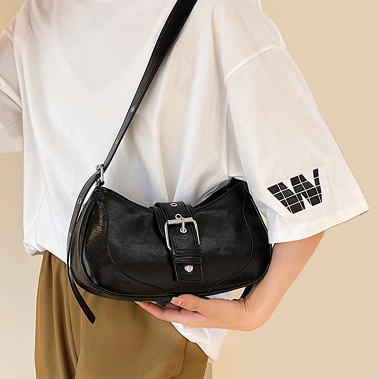 ★韓国人気★DE MERIEL★Tilda Hobo Bag★本革 ホーボーバッグ MUSINSA公式 | DEMERIEL Tilda Hobo Bag Black