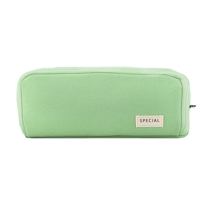 グリーン | ペンケース 筆箱 大容量 | REAL STYLE