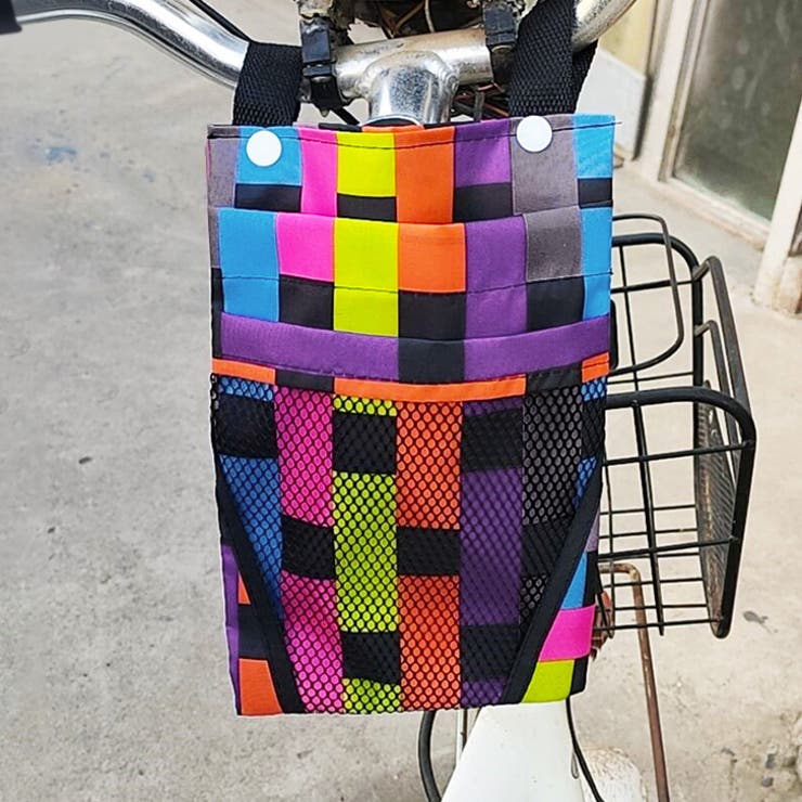 マルチチェック | 自転車 フロントバッグ ハンドルバッグ | REAL STYLE