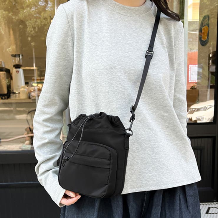 ブラック | ショルダーバッグ ポーチ メンズ | REAL STYLE