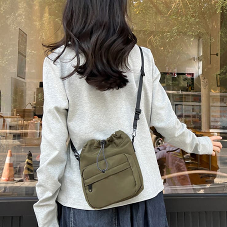 オリーブグリーン | ショルダーバッグ ポーチ メンズ | REAL STYLE