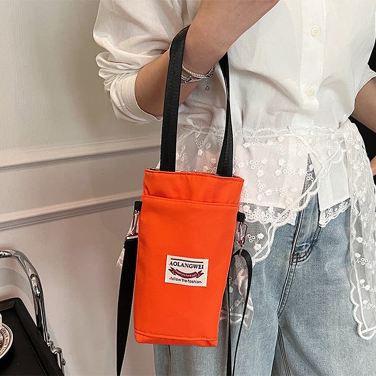 オレンジ | 保冷バッグ ショルダーバッグ ペットボトルホルダー | REAL STYLE