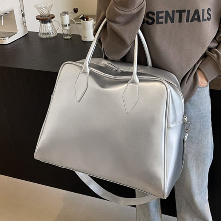 シルバー | ボストンバッグ 大容量 メンズ | REAL STYLE