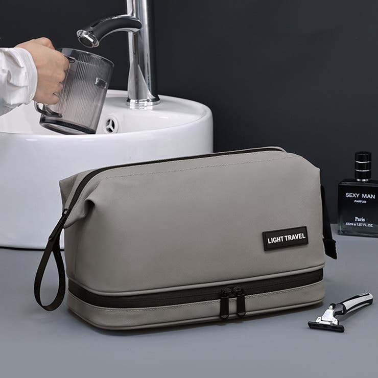 グレーA | トラベルポーチ メンズ レディース | REAL STYLE