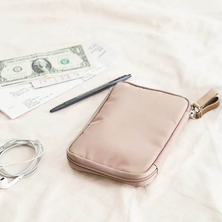 ベージュ | 通帳ケース 薄型 大容量 | REAL STYLE