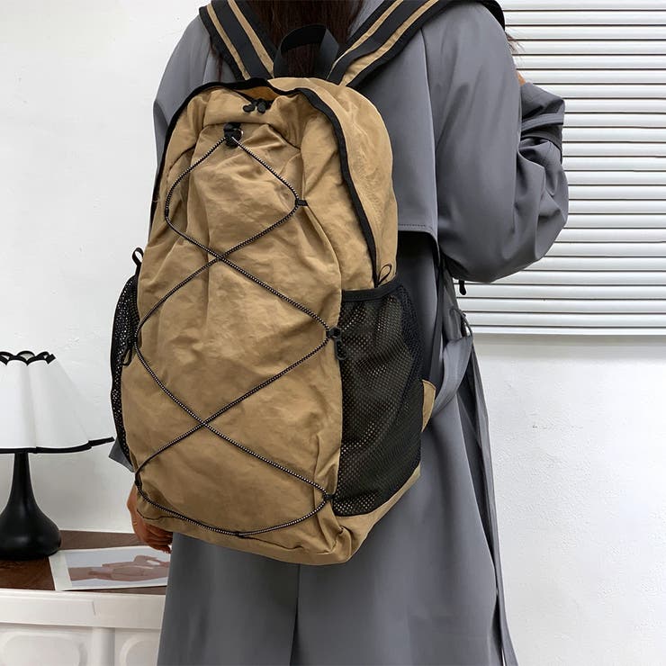 カーキベージュ | リュックサック 大容量 軽量 | REAL STYLE