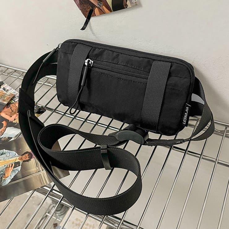 ブラック | ボディバッグ レディース メンズ | REAL STYLE