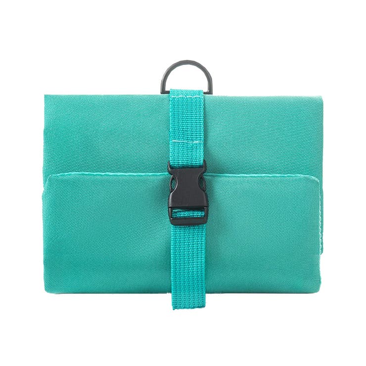 ターコイズグリーン | トラベルポーチ 吊り下げ フック付き | REAL STYLE