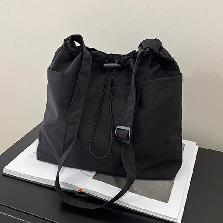 ブラック | トートバッグ ショルダーバッグ 2way | REAL STYLE