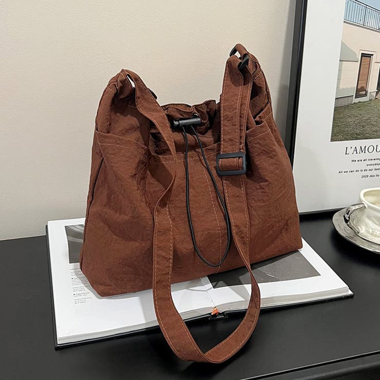 ブラウン | トートバッグ ショルダーバッグ 2way | REAL STYLE