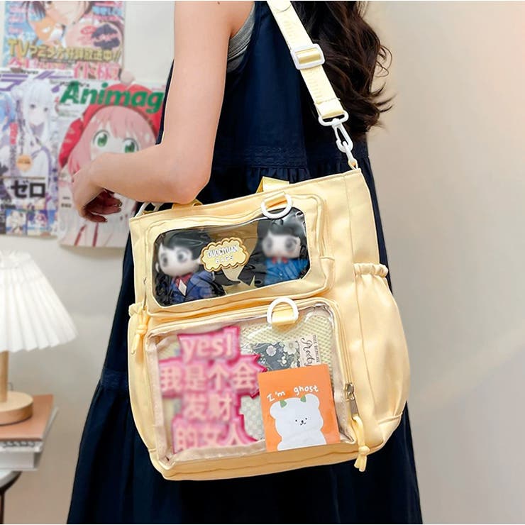 ライトイエロー | 痛バッグ ショルダー ぬいぐるみ | REAL STYLE