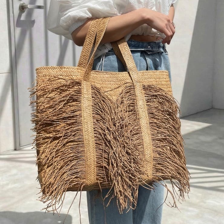 ブラウン | トートバッグ ペーパー 大容量 | REAL STYLE