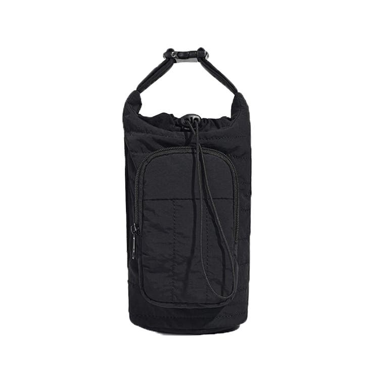 ブラック | ペットボトルホルダー 水筒カバー ペットボトルカバー | REAL STYLE