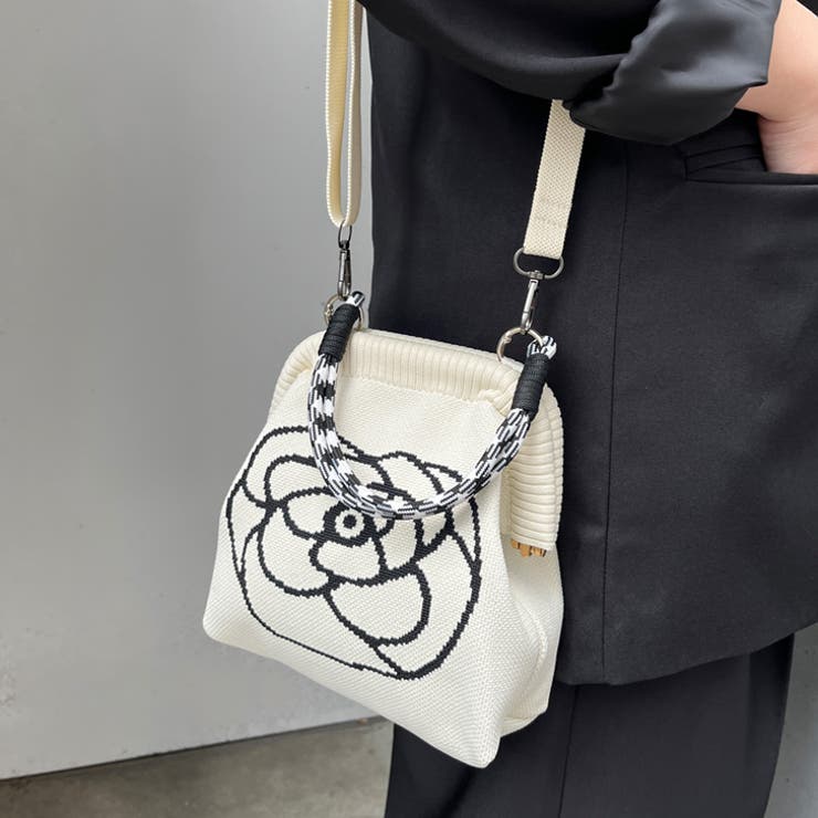 アイボリー | ショルダーバッグ ハンドバッグ がま口バッグ | REAL STYLE