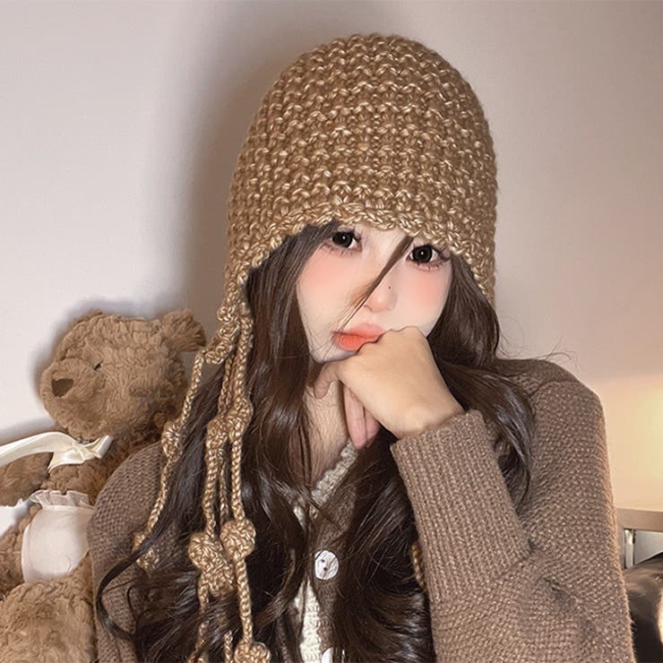 ビーニー帽 ニット帽 レディース[品番：JOKW0016293]｜REAL