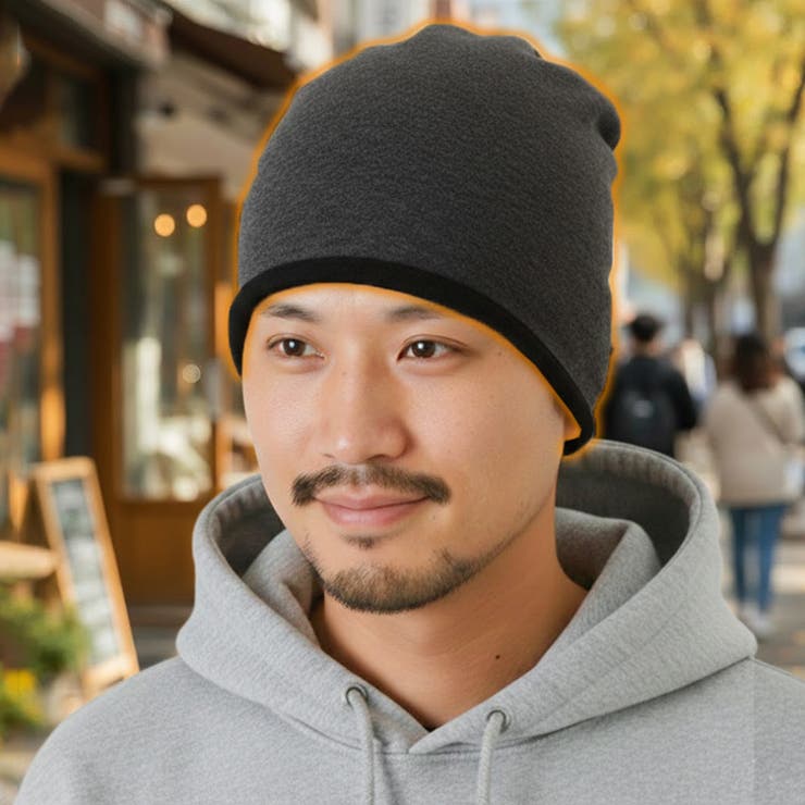 チャコール | ニット帽 ワッチキャップ 医療用帽子 | REAL STYLE