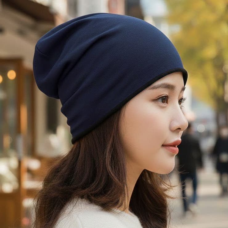 ネイビー | ニット帽 ワッチキャップ 医療用帽子 | REAL STYLE