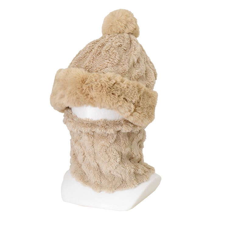 ベージュ | バラクラバ フードウォーマー ネックウォーマー | REAL STYLE