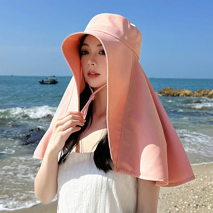 ピンク | 日よけ帽子 レディース 日傘ハット | REAL STYLE