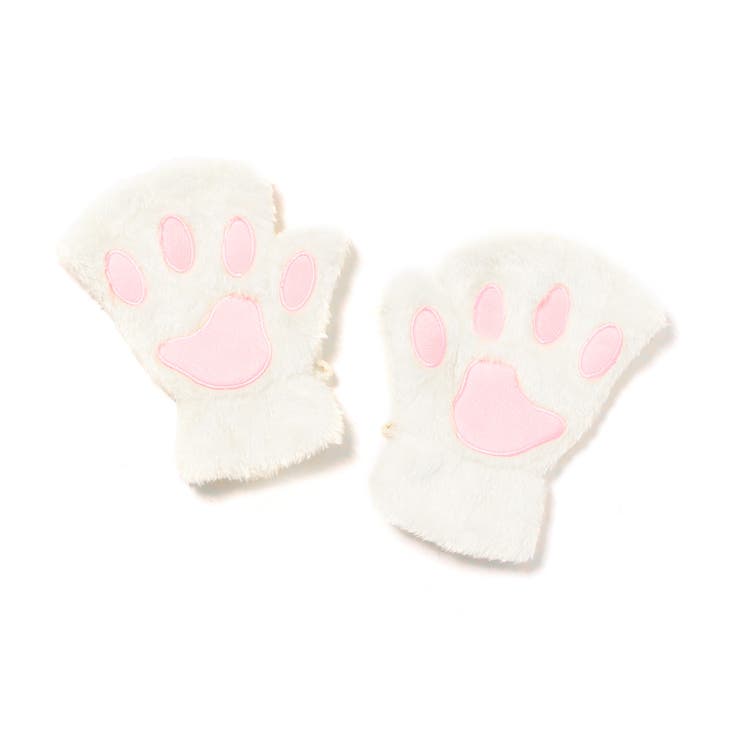 ホワイト | 手袋 レディース 肉球 | REAL STYLE