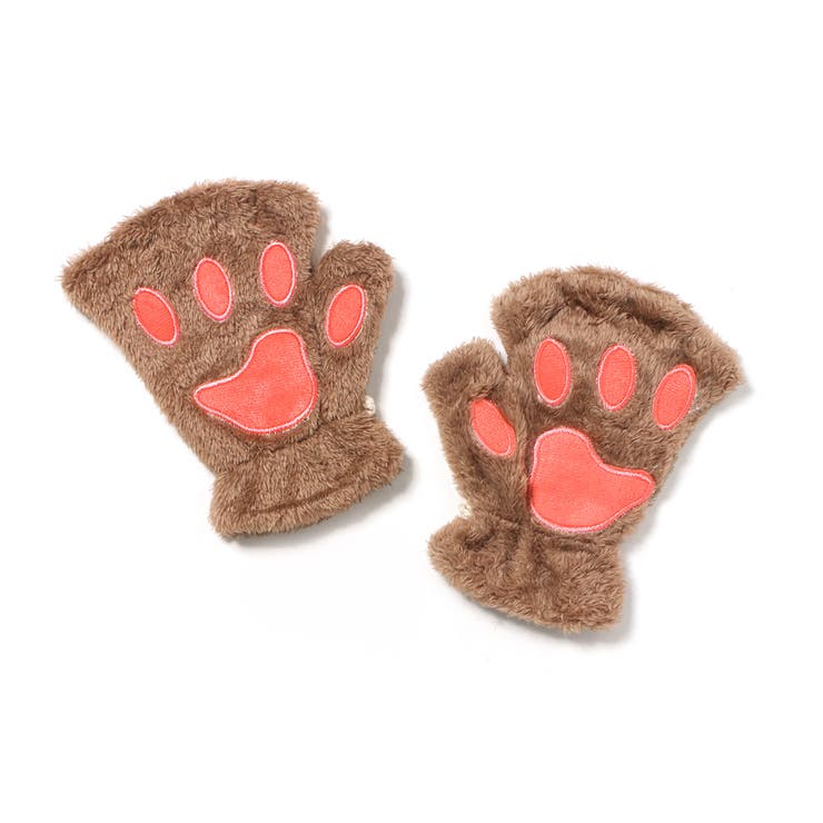 モカブラウン | 手袋 レディース 肉球 | REAL STYLE