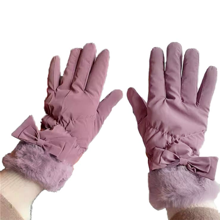 パープル | 手袋 レディース 防寒 | REAL STYLE