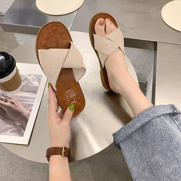 サンダル レディース フラット 品番 Jokw Real Style リアルスタイル のレディース ファッション通販 Shoplist ショップリスト