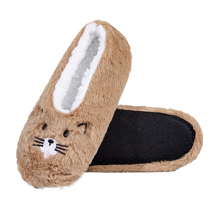 ブラウン | ルームシューズ かかと付き 冬 | REAL STYLE