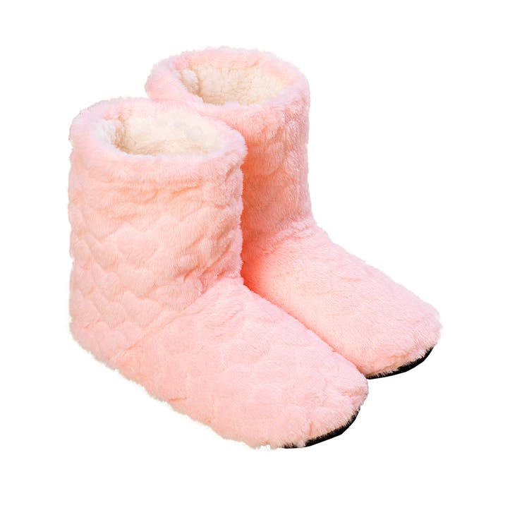 ベビーピンク | ルームシューズ かかと付き 冬 | REAL STYLE