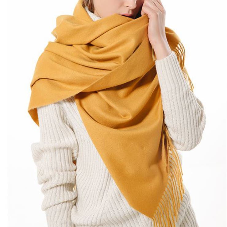 カシミヤタッチ ウール混 大判ストール 品番 Jokw Real Style リアルスタイル のレディース ファッション通販 Shoplist ショップリスト
