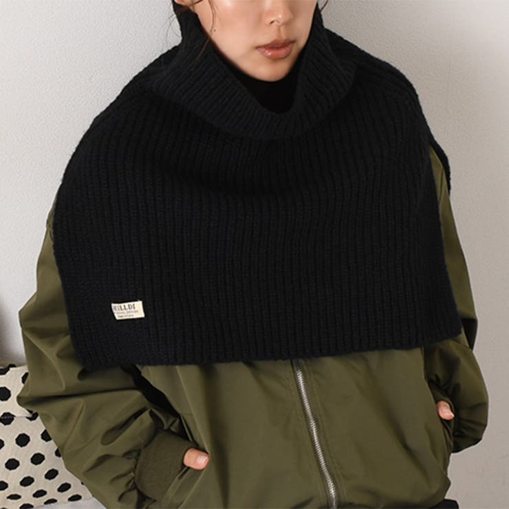 ブラック | スヌード マフラー レディース | REAL STYLE