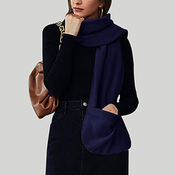 ネイビー | ストール マフラー ショール | REAL STYLE