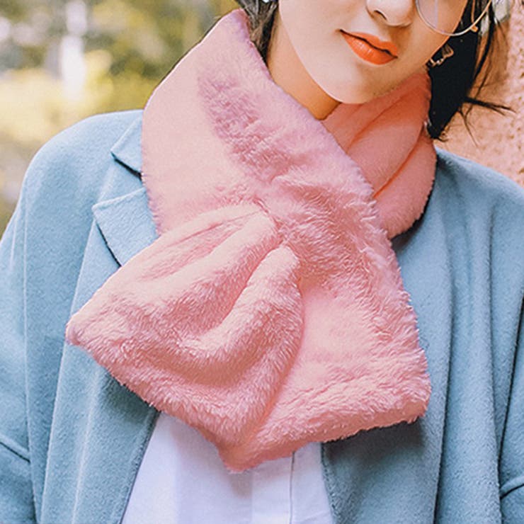 ピンク | ティペット マフラー レディース | REAL STYLE