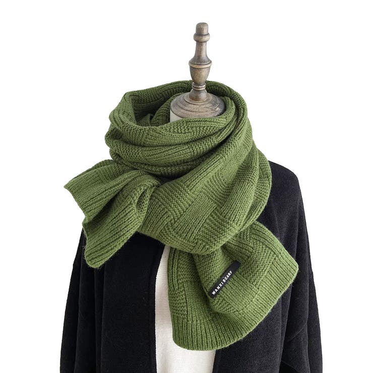 オリーブグリーン | マフラー レディース メンズ | REAL STYLE