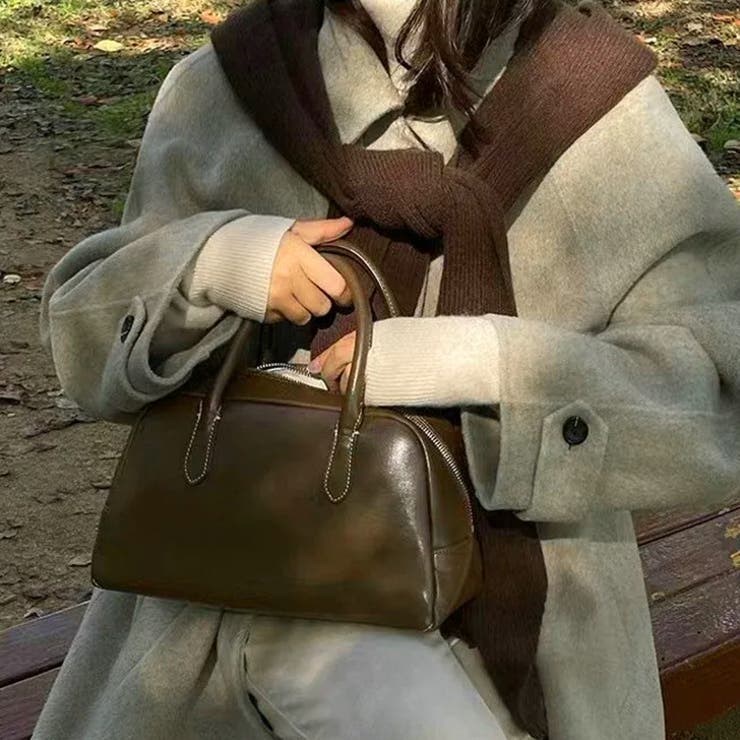 ブラウン | マフラー ストール フード付き | REAL STYLE