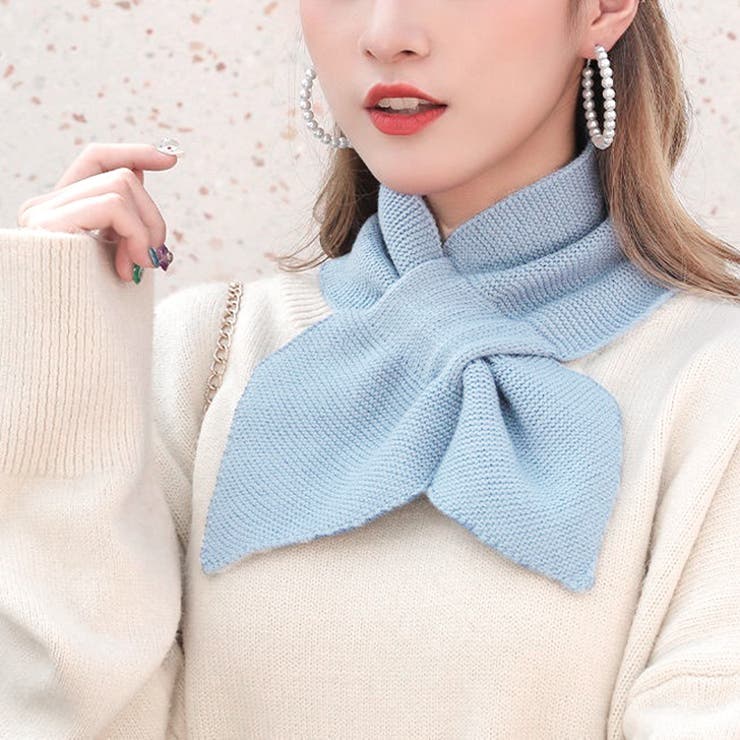 ライトブルー | ストール スカーフ マフラー | REAL STYLE