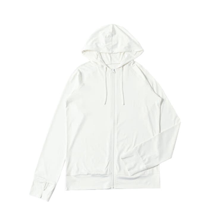 ホワイト | ラッシュガード メンズ パーカー | REAL STYLE