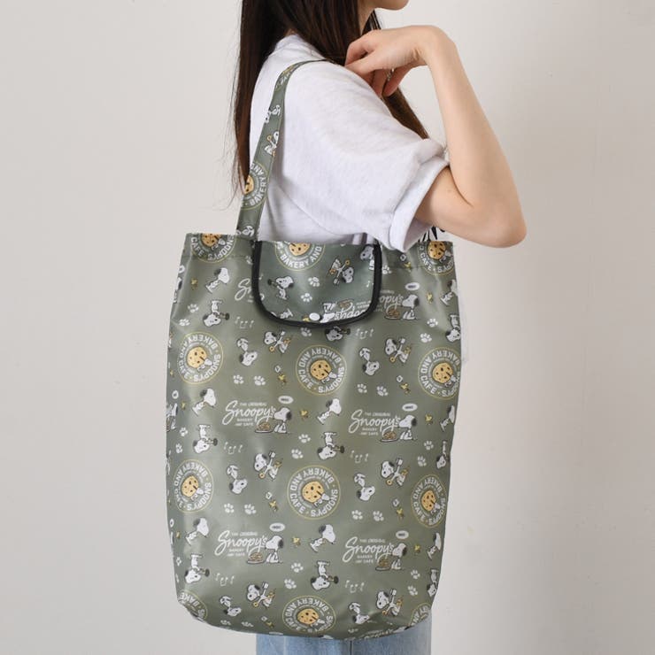 カーキ | エコバッグ 大容量 折り畳み | REAL STYLE