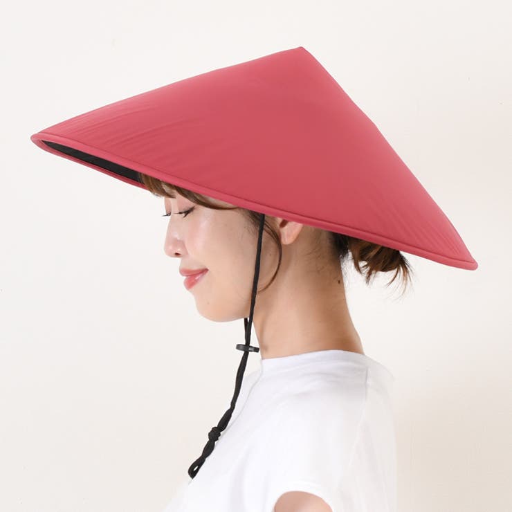 レッド | かぶる傘 笠帽子 ゴトク | REAL STYLE