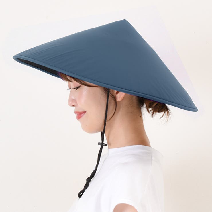 ブルー | かぶる傘 笠帽子 ゴトク | REAL STYLE