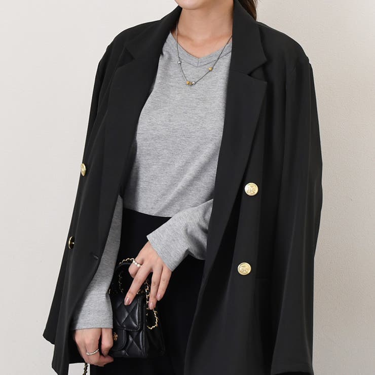 杢グレー | カットソー レディース 長袖 | REAL STYLE